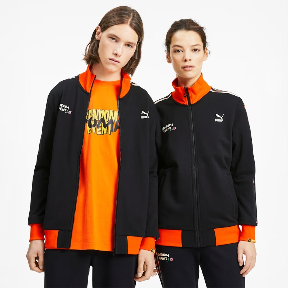Puma x Random Event Track Jacket, Black, Size XXL.